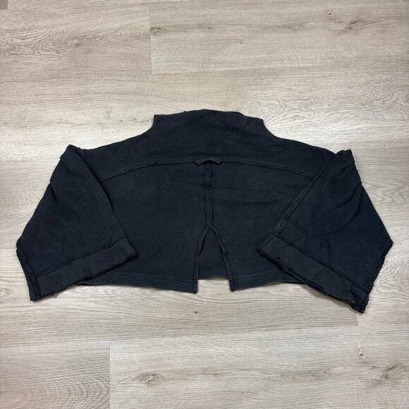 We The Free Free People Bunny Tee Pullover Cropped Boat Neck Sweater Small - Picture 4 of 12